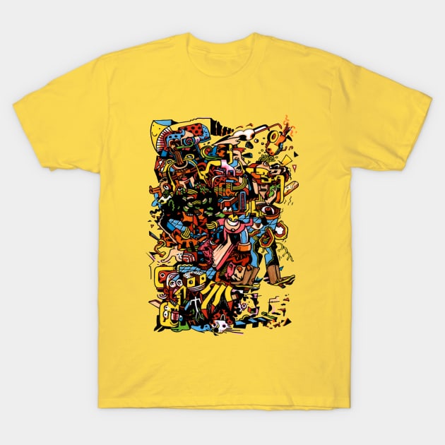 Funky I T-Shirt by hugomaciel